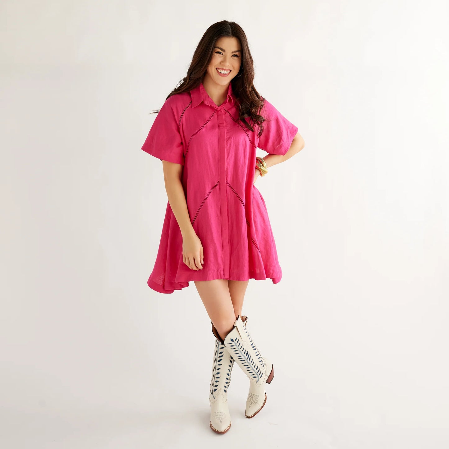 Sara Dress Fuschia