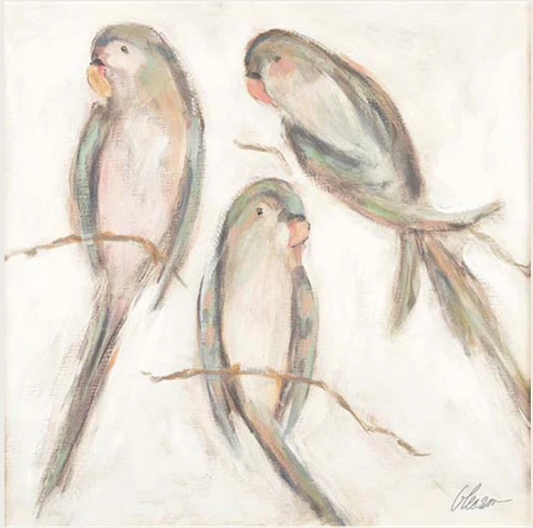 LOVE BIRDS WATCHING 24x24