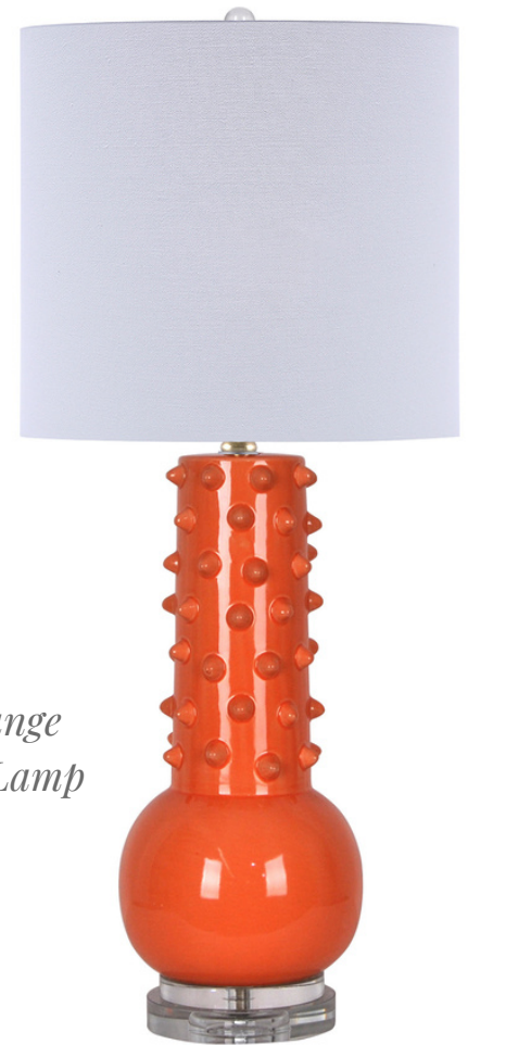 Luna Orange Lamp
