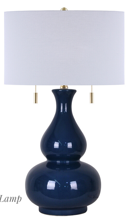 Emily Navy Lamp