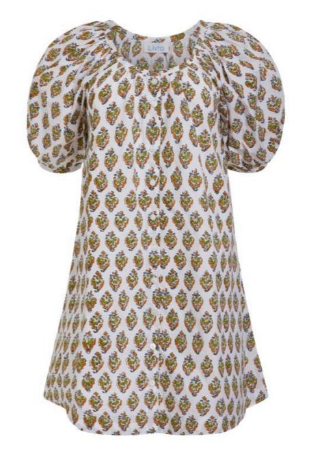 Day Dress Buta Sprigs