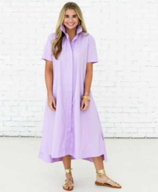 Millie Dress Long Lavender
