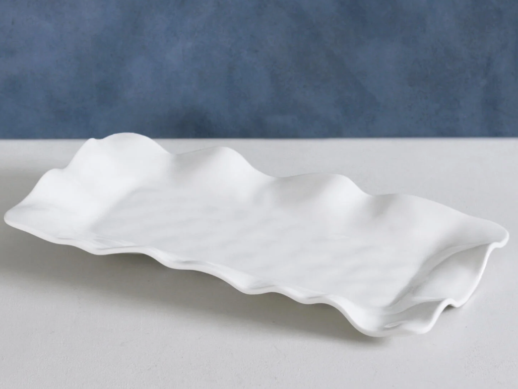 Havana Rect Long PlatterWhite
