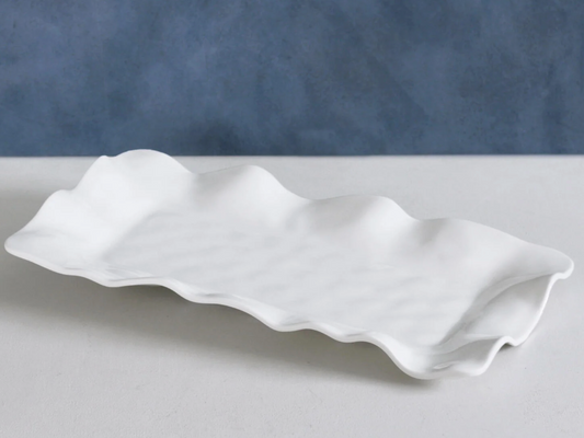 Havana Rect Long PlatterWhite