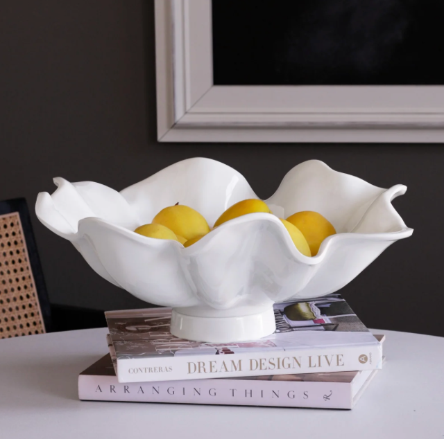 Vida Bloom Aries Large Pedestal White