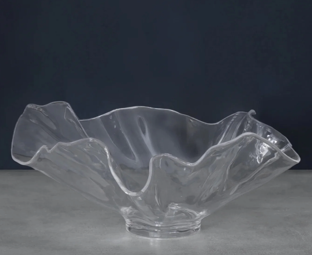 Vida Acrylic Bloom Wine Bucket Clear