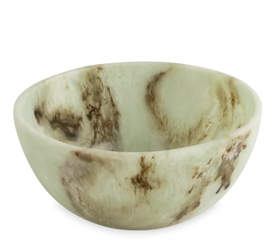 Resin Giada Large Bowl Jade Swirl