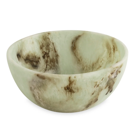 Resin Giada Large Bowl Jade Swirl
