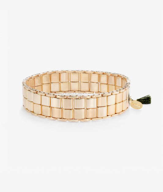 Mosaic Bracelet Gold