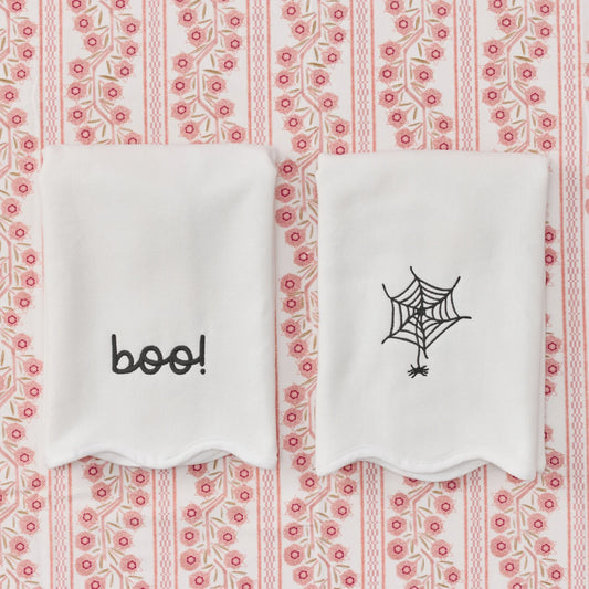 Scallop Powder Bath Hand Towel