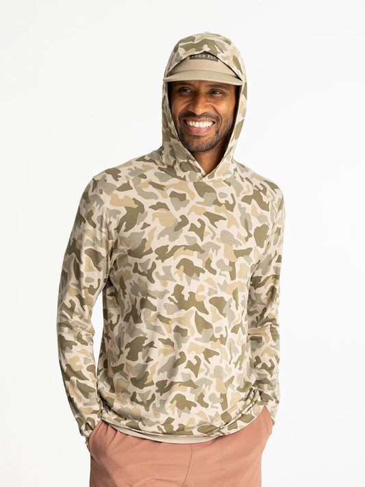 Men's Bamboo Shade Hoodie Vintage Camo