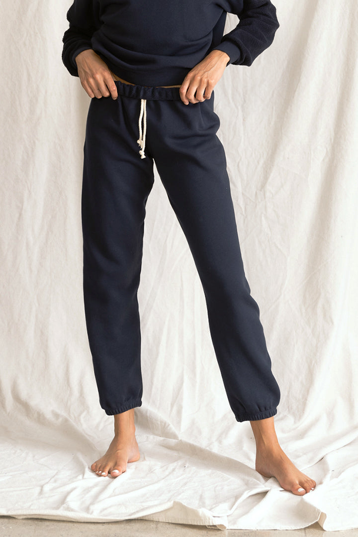 Fleece Easy Sweatpant Navy