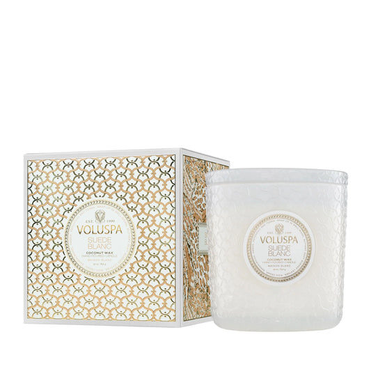 Suede Blanc 30oz Luxe Candle