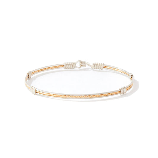 Sweetheart Bracelet Sterling Silver with Gold