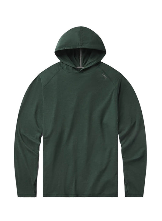 Carrollton Hoodie Green Charcoal Heather