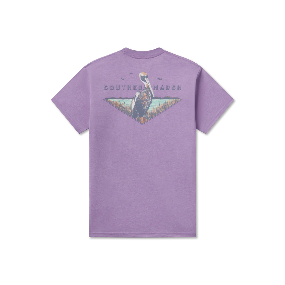 SEAWASH Tee Posted Pelican Washed Berry