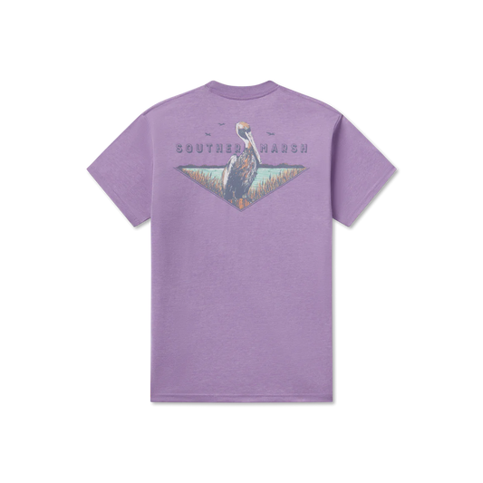 SEAWASH Tee Posted Pelican Washed Berry