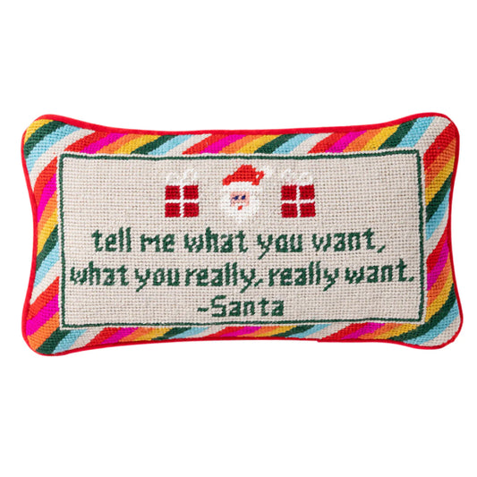 Tell Me What You Want Needlepoint