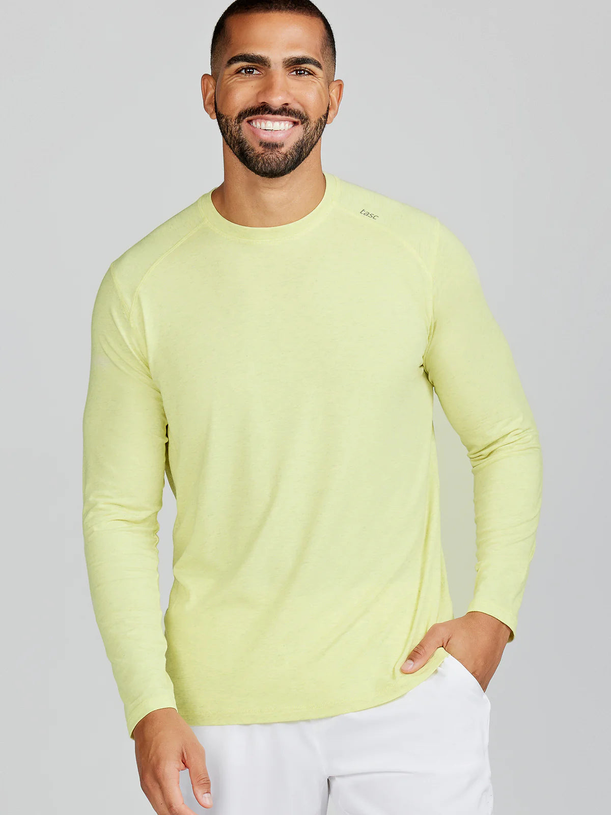 Carrollton Long Sleeve Limelight Heather