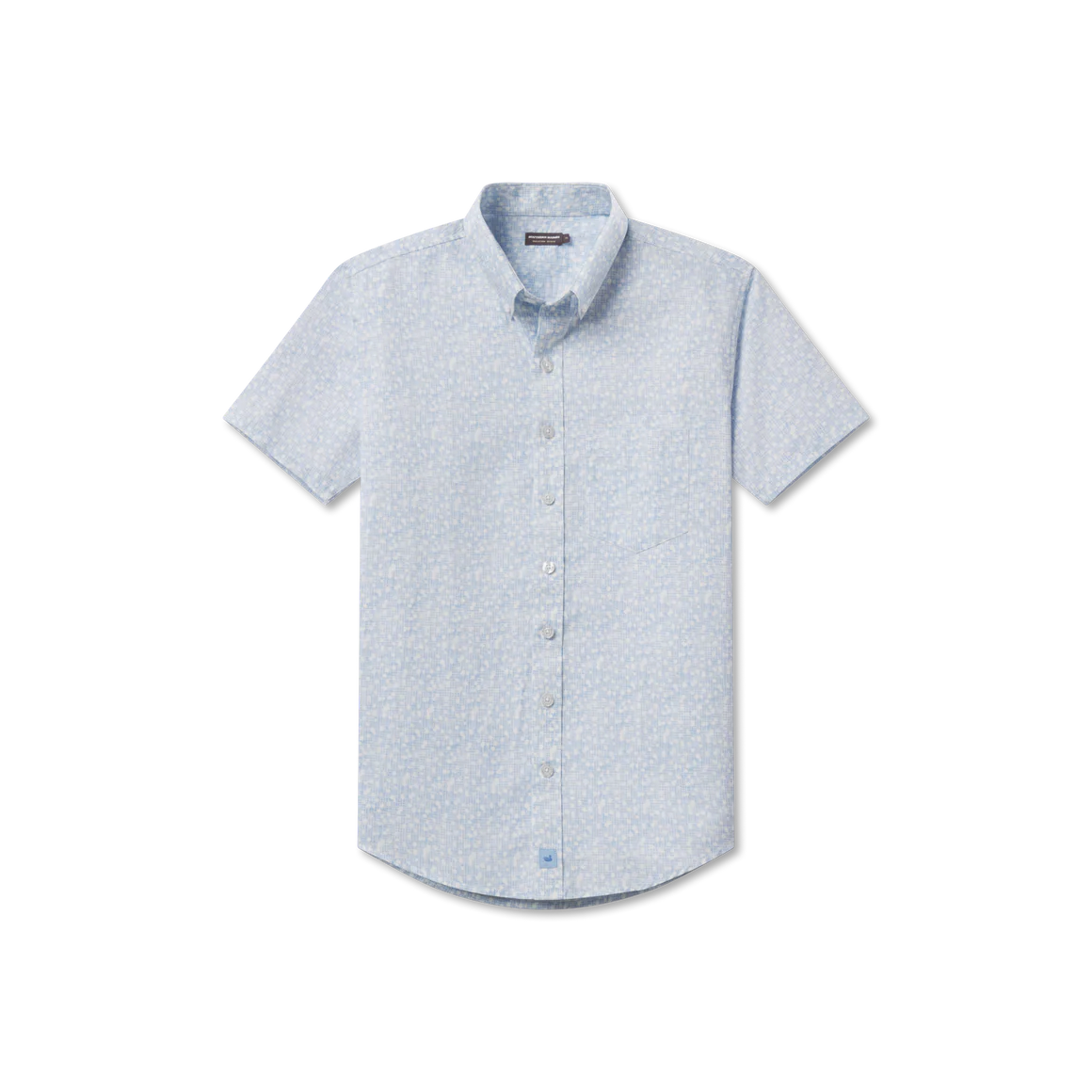 Blaise Relaxed Shirt Terrazzo Light Blue