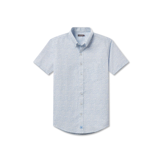 Blaise Relaxed Shirt Terrazzo Light Blue