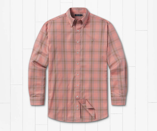 Tupelo Dress Shirt Washed Red