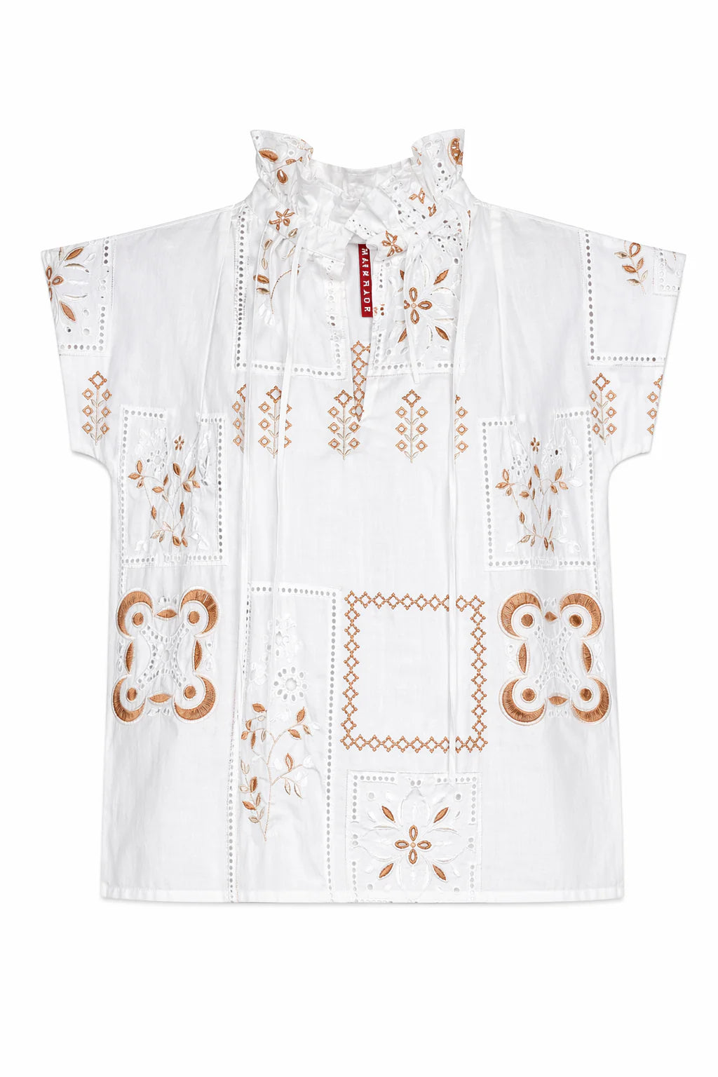 Vicki Short Sleeve Top Oaxaca Linen