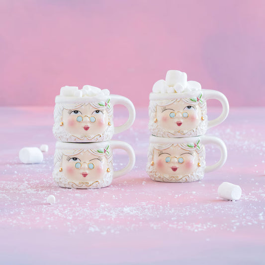 Mrs. Papa Noel Mug 4.5"