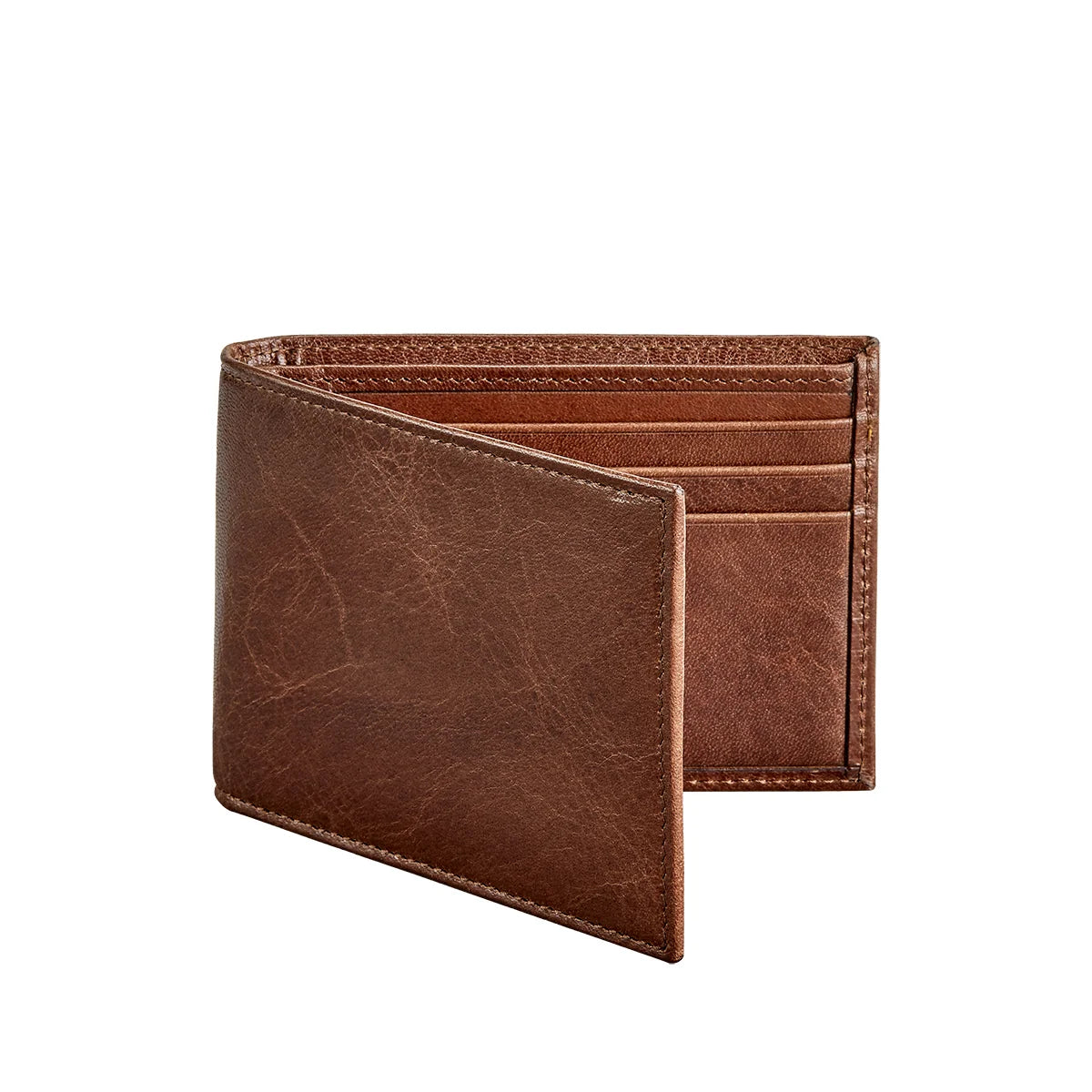 Slim Wallett Harmony Brown Leather