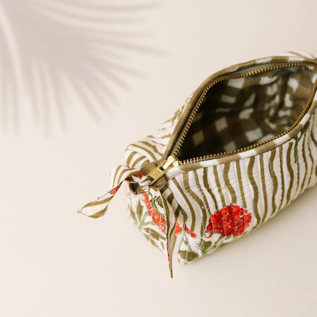 Wavy Stripe Pouch