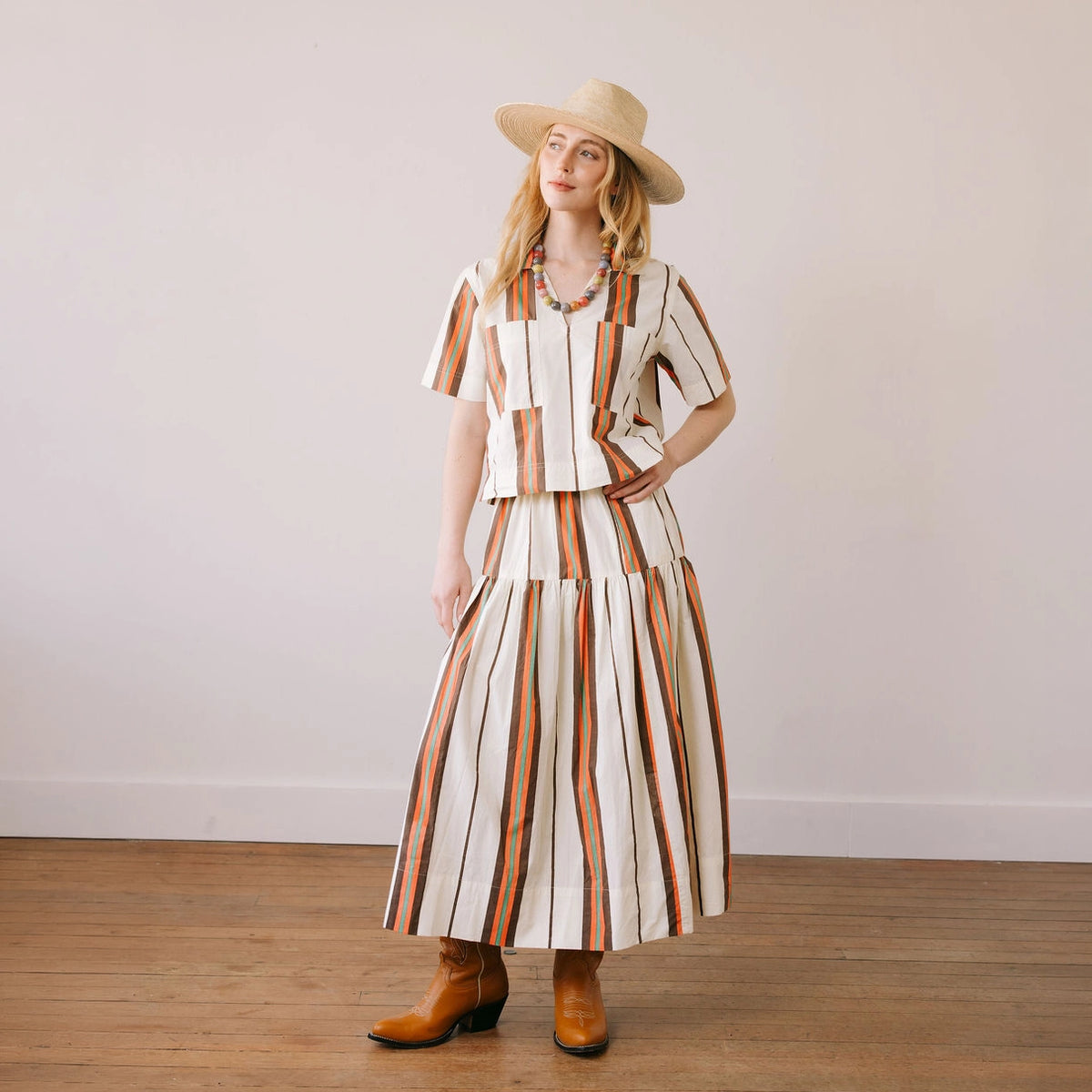 Vintage Stripe Palmer Top