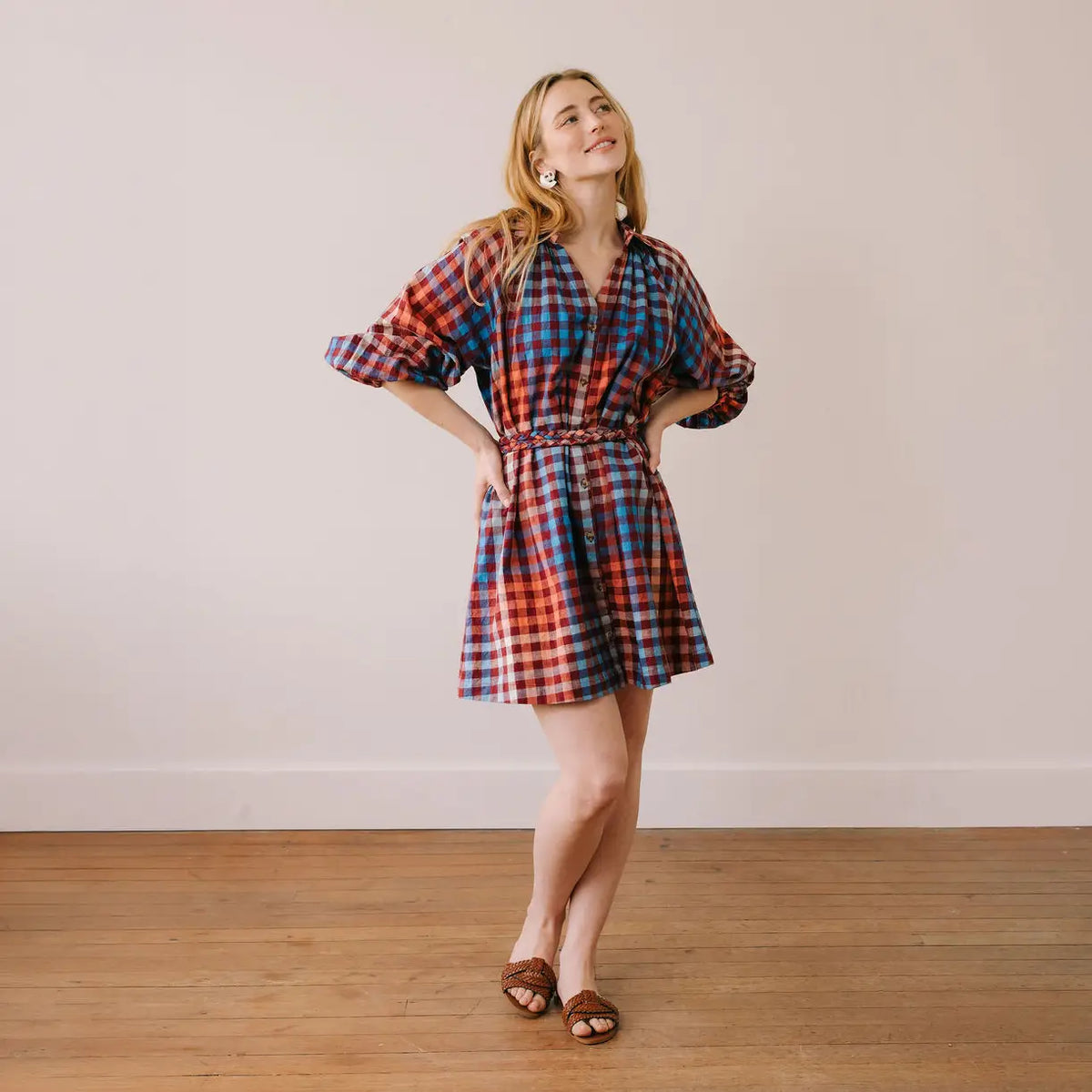 Cabernet Gingham Pippa Dress