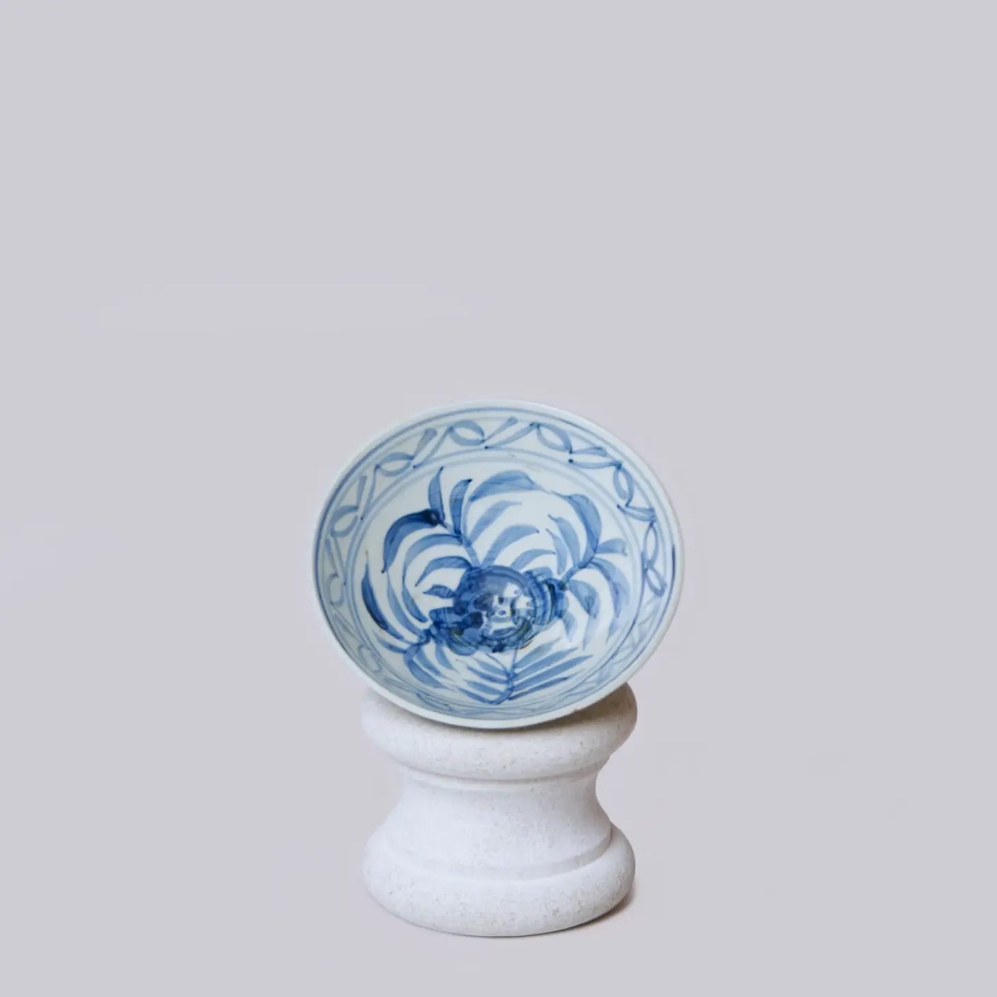 Small Floral Conical Bowl
