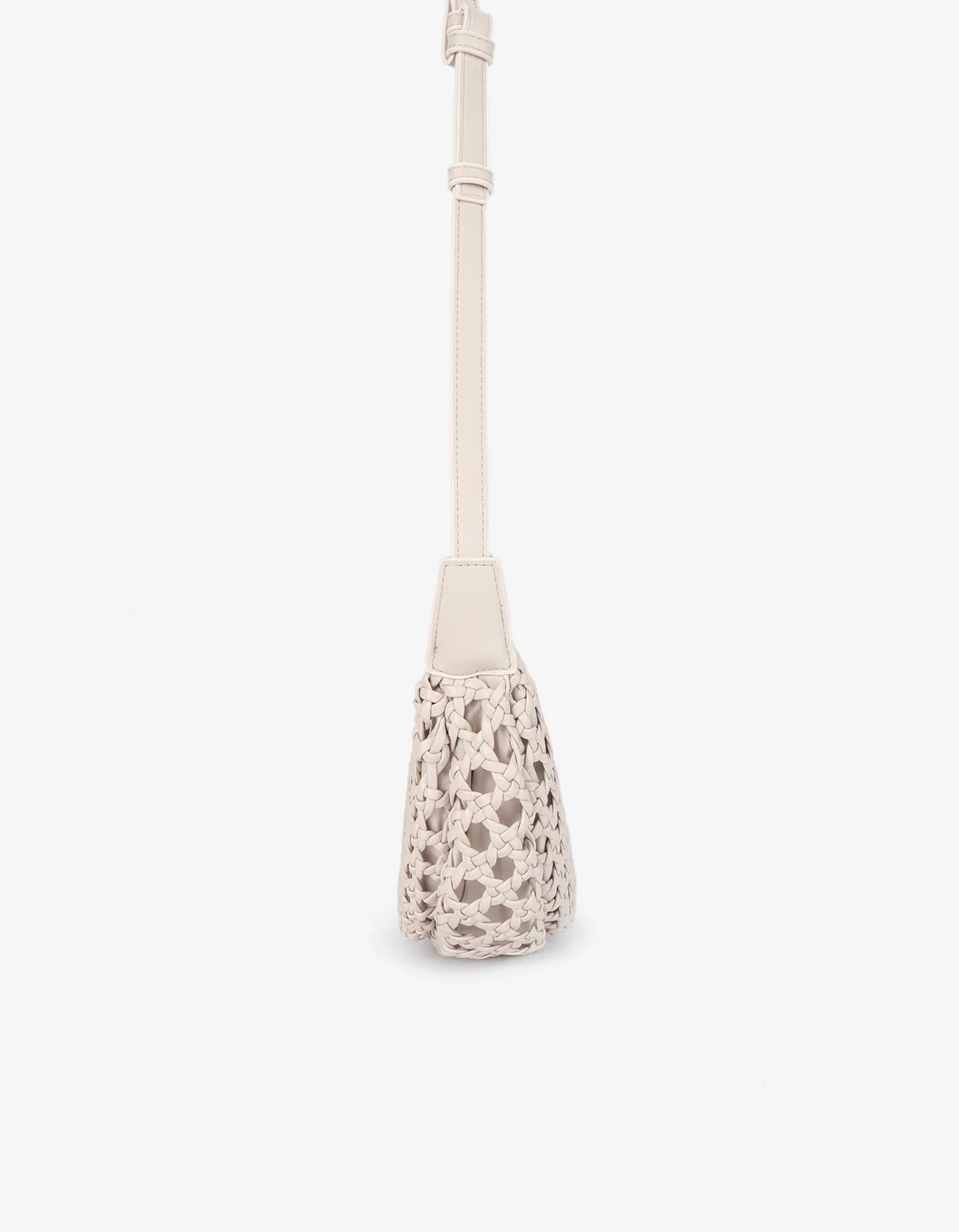 Anais Woven Crossbody Large Cream