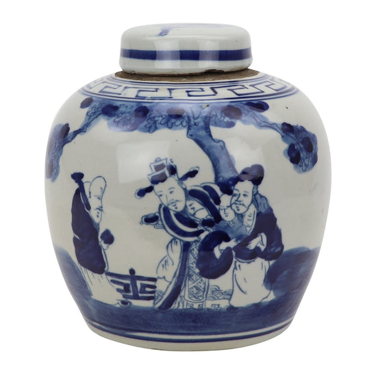 Blue/White Mini Jar 3 Immortals