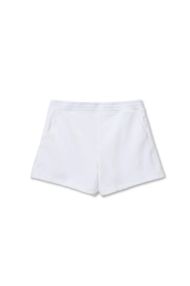 French Terry Sweat Short White