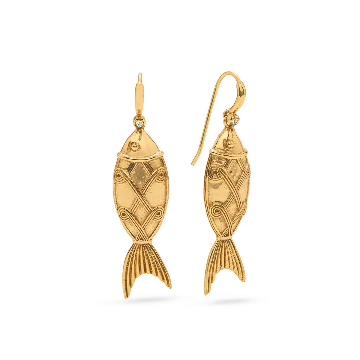 Poisson Drop Earrings Gold