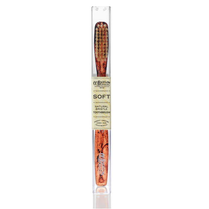Natural Bristle Toothbrush Soft Tortoise