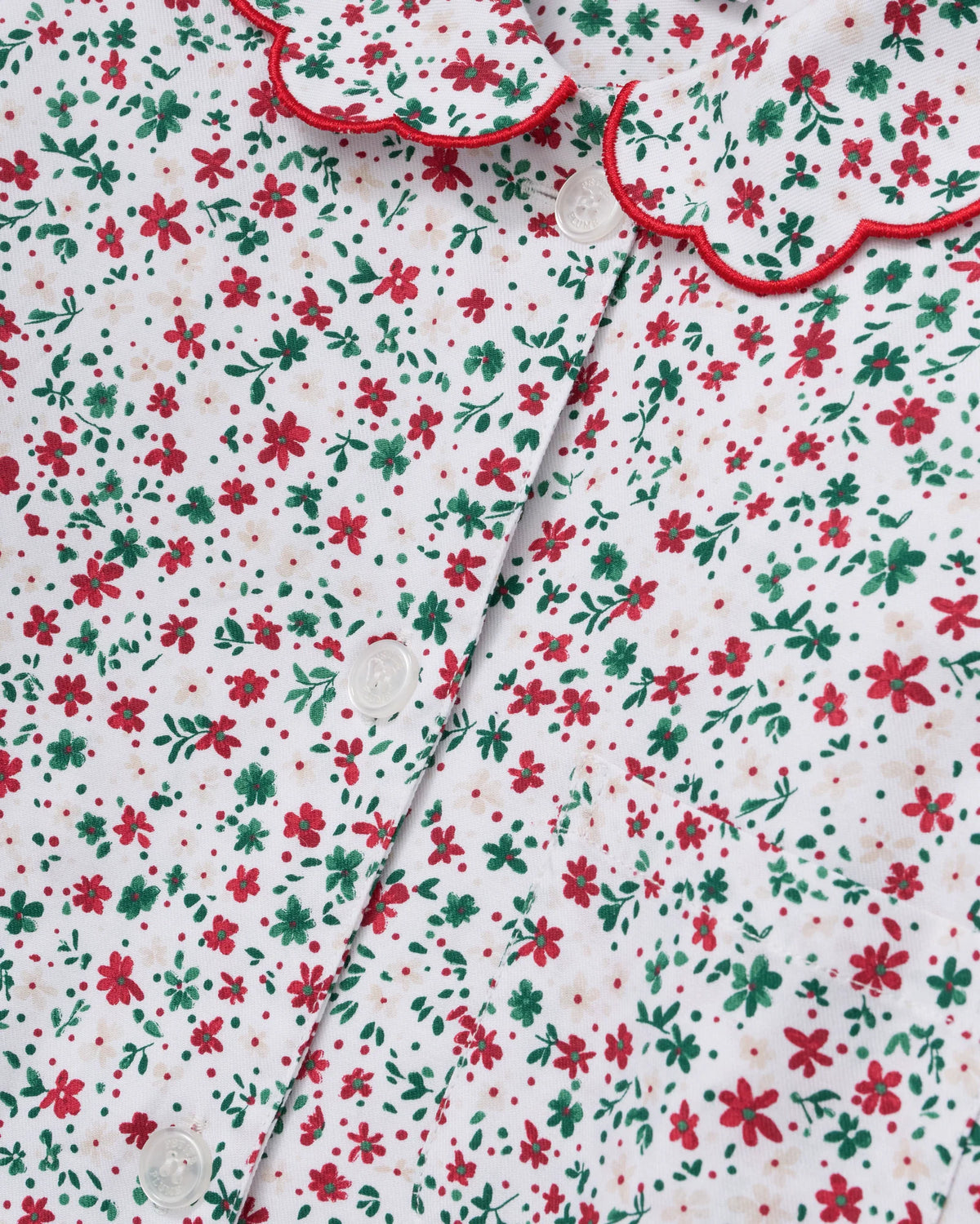 Women's Twill Colette Pajama Set in Winter Garden