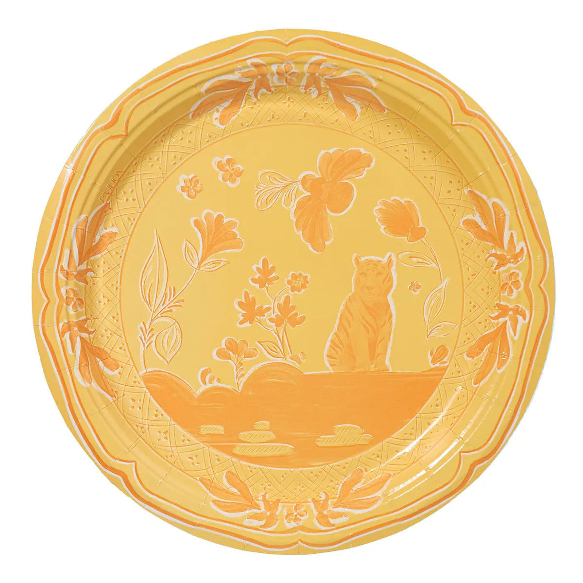 Baton Rouge Sunshine Yellow Tiger Dessert Collegiate Paper Plates