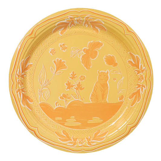 Baton Rouge Sunshine Yellow Tiger Dessert Collegiate Paper Plates