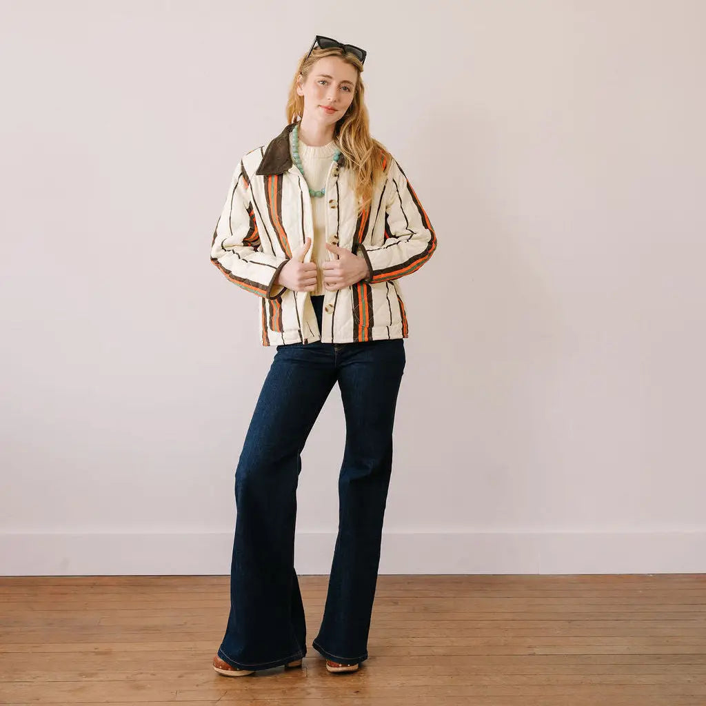Vintage Stripe Barn Jacket