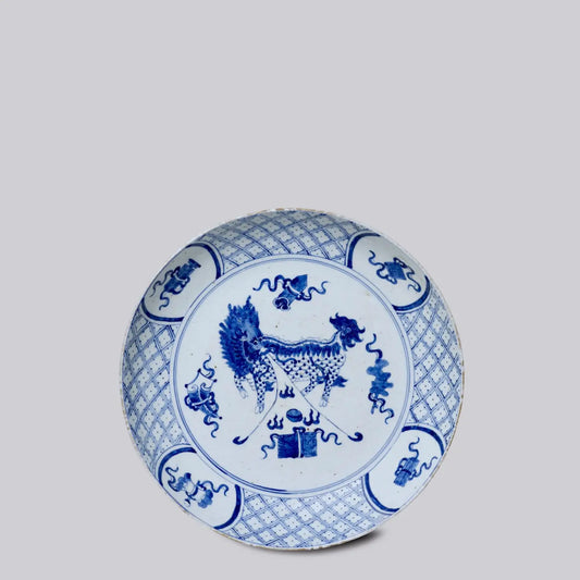 BW Porcelain Auspicious Qilin Platter