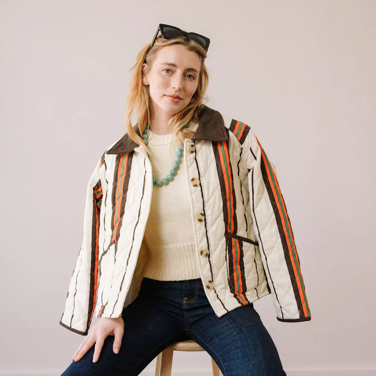 Vintage Stripe Barn Jacket