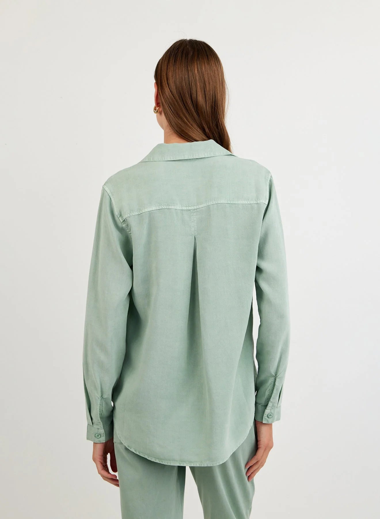 Classic Button Down Oasis Green