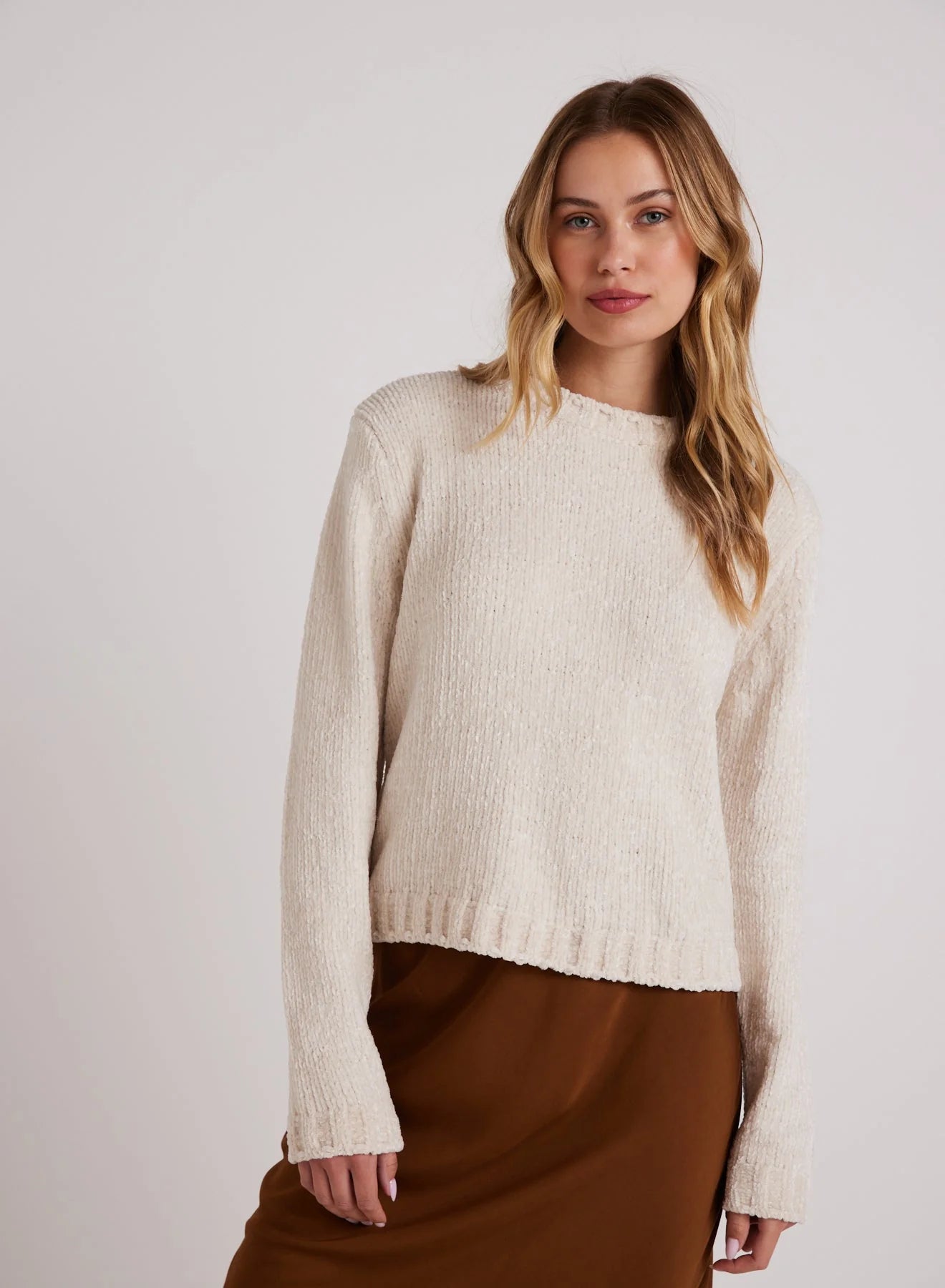 Crew Neck Sweater Opal Ivory