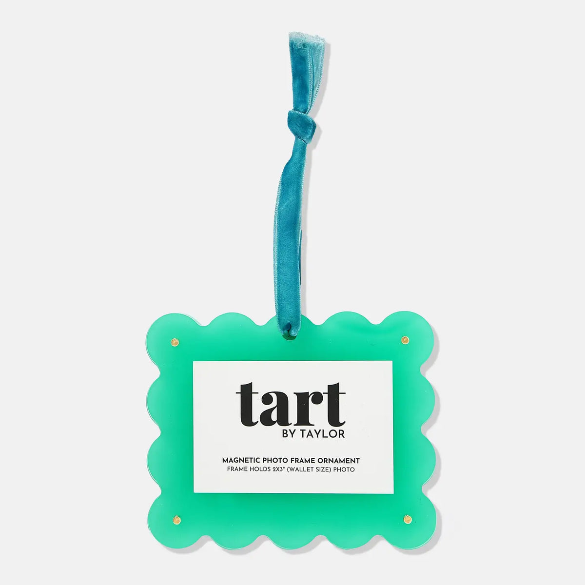 Aqua Green Frame Ornament