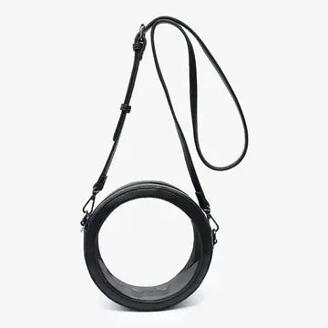 Clear Circular Crossbody Bag