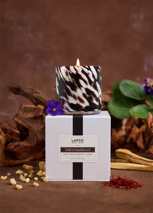 Saffron Sandalwood 6.5oz Candle