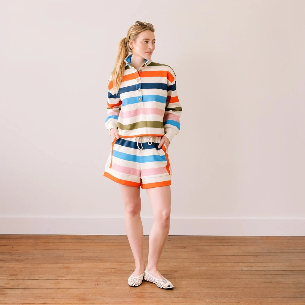 Confetti Stripe Logan Set